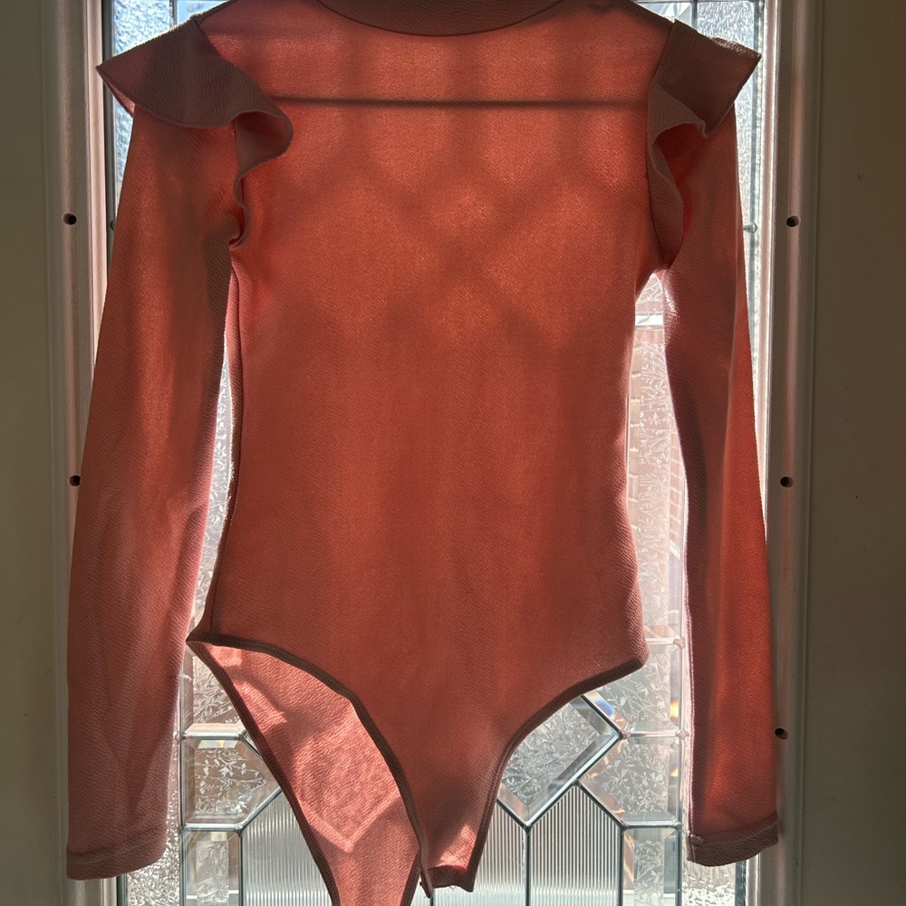 Kids Pink Ruffled One Piece